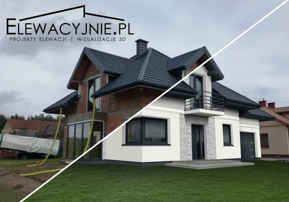Projekt elewacji domu - Jak dobrać kolory i trwałe materiały?