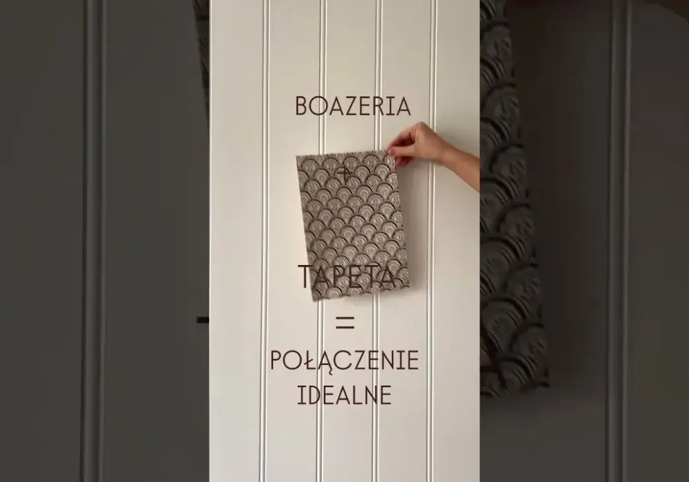 Tapeta jak boazeria – stwórz ciepłe wnętrze bez drogich materiałów