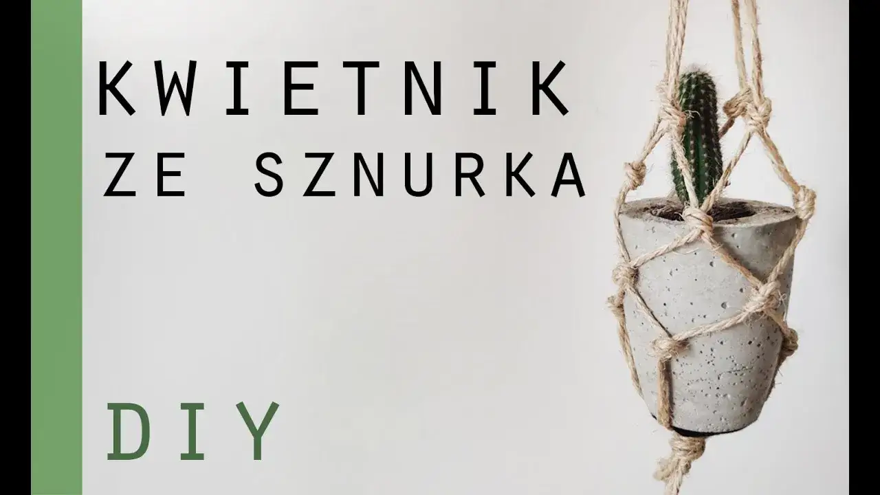 Zdjęcie Jak zrobić kwietnik ze sznurka jutowego – prosty sposób na stylową dekorację
