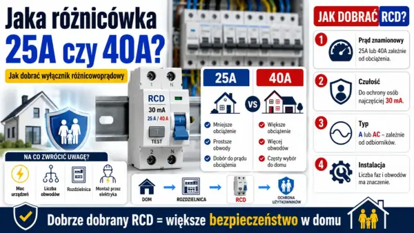 Wyłącznik różnicowoprądowy w domu - jaki typ wybrać?